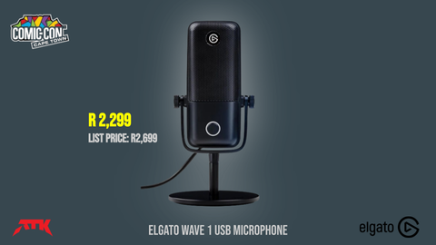 ELGATO WAVE 1 USB MICROPHONE - Comic Con Special!